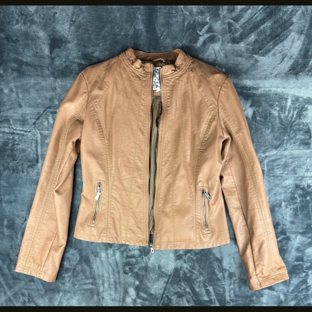 Made By Johnny Faux Leather Jacket